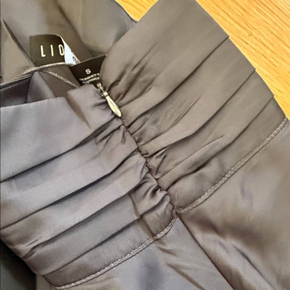 NWT Lioness Navy Blue Skirt Asymmetrical Legacy Midi Small cocktail party - Picture 4 of 8